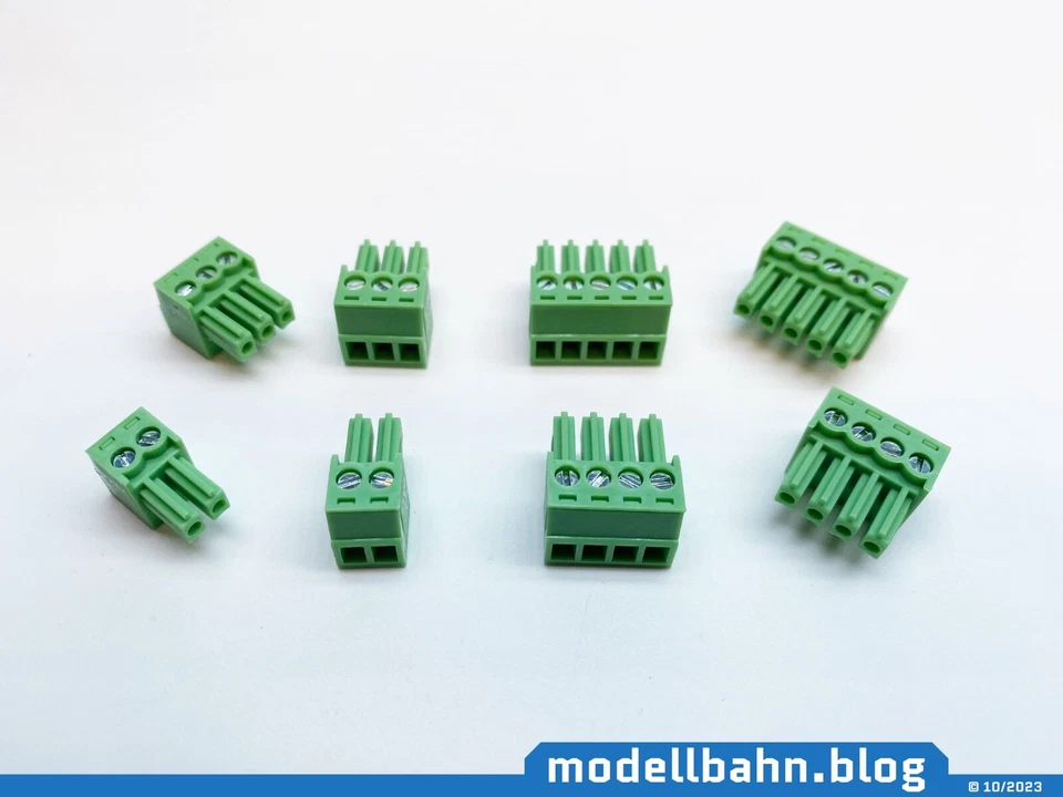 Steckerklemme 2- 3- 4- oder 5-polig RM3,5 kompatibel für z.B. ESU   NEU