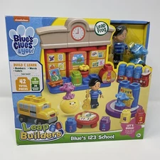 Leap Frog LeapBuilders Blue's Clues & You Blue's 123 School - 42 Pieces