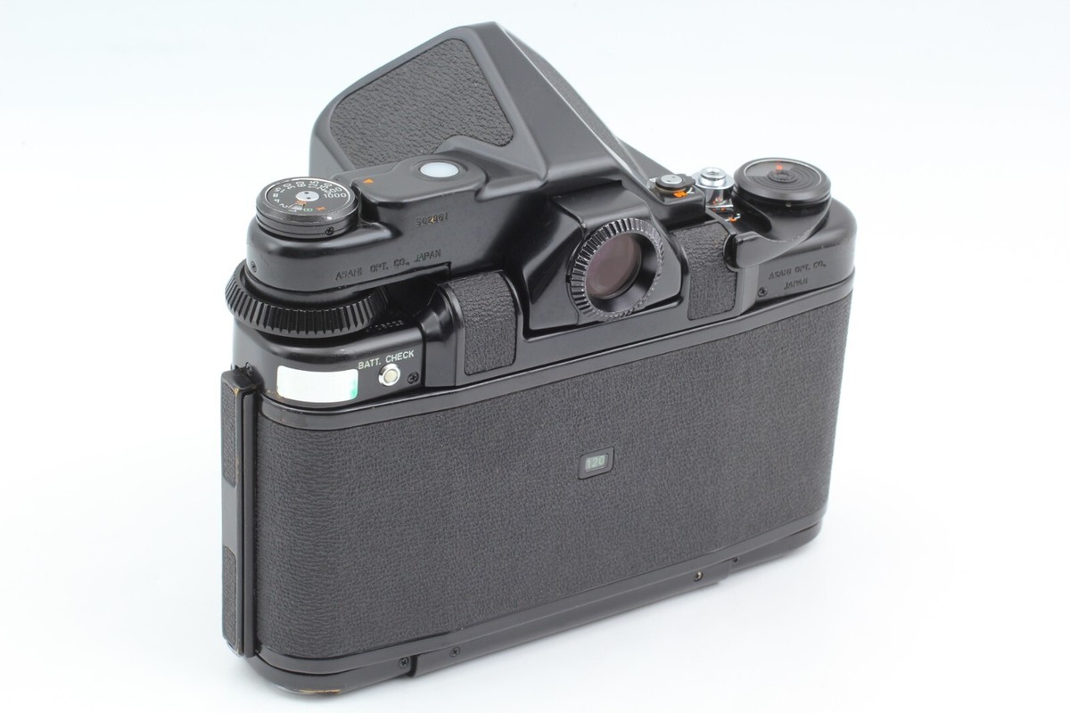 ☆完動品☆ Pentax 6x7 TTL SMC 105mm f2.4 8070 Exc 5 w/ Grip】 Pentax 6x7 67 TTL Film Camera SMC Takumar