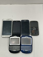 Lot of 6 Cell Phones BlackBerry Samsung AT T HTC- For PARTS ONLY UNTESTED