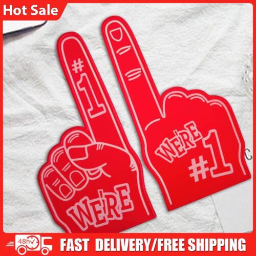 1PCS Giant Finger Palm Victory Gesture Cheering Event Gloves Sports Party Favors - Afbeelding 1 van 35