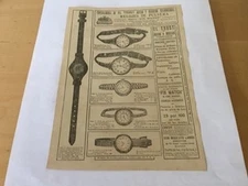 Vintage - The Trust Jewelry Box - Advertising Announcement - Wrist Watches -