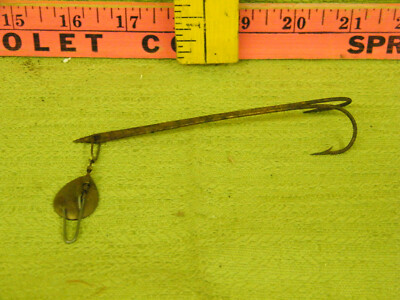 Long Large Fishing Hook with Small Blade and Hook Attached | eBay