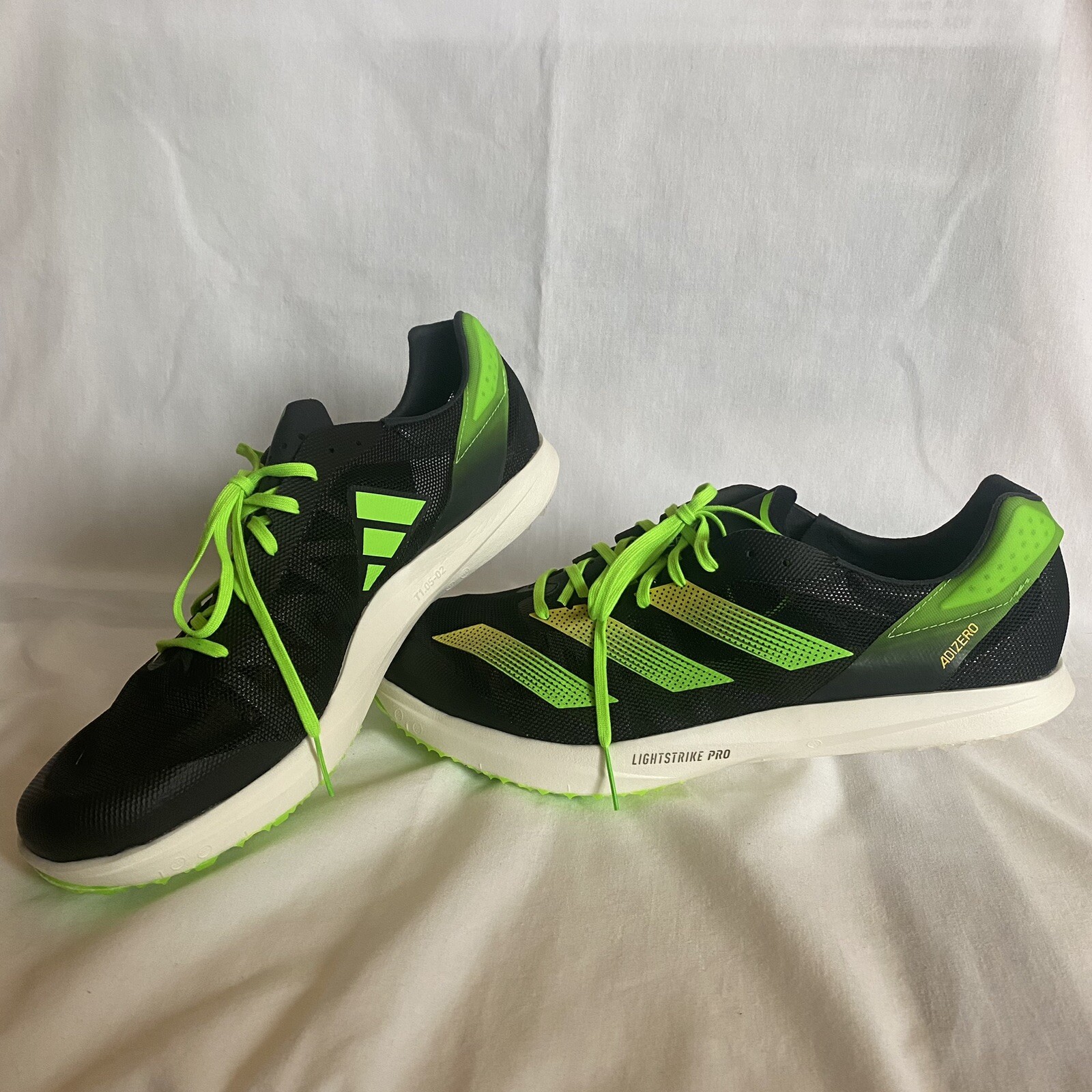 Men’s Adidas Size 11 Adizero Avanti TYO Track & Field Shoes Black Green