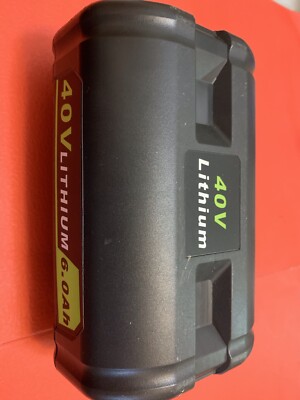 LONGFIT OP4040 Black Replacement Lithium Ion 40V For Ryobi 6.0Ah Battery