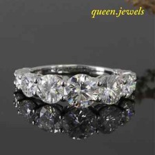 2.35CT Lab-Created Round Cut Diamond 14K White Gold Over Engagement Wedding Ring