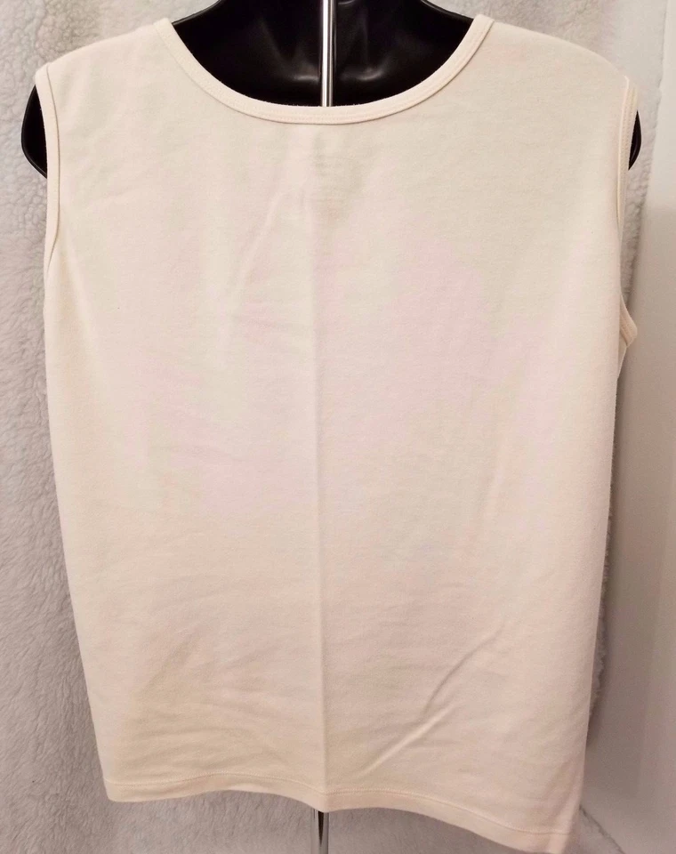 Hasting & Smith Womens Shirt Top Blouse Size XL X Large Ivory - Image 3 of 3