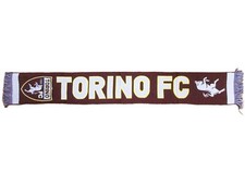 SCIARPA UFFICIALE TORINO FC modello jaquard granata TORO 1906 mediopesante