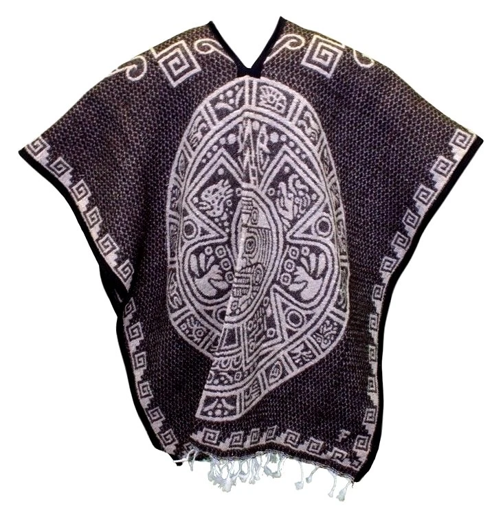 Mexican Poncho Blanket Serape GABAN COSTUME FIESTA ONE SIZE FITS ALL Unisex - Image 2 of 2