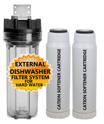#ad #ad External Dishwasher softener for hard water. Installs in line before dishwasher $68.99