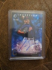  2016 BOWMAN INCEPTION BLUE JUSTUS SHEFFIELD AUTOGRAPH INDIANS MARINERS #/99