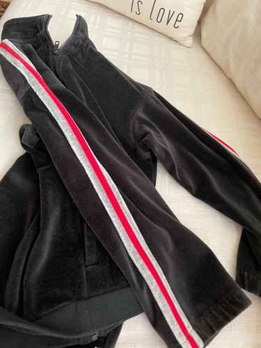 PHYS.SCi. Tracksuit Jacket Youth Size L Full Zip Black With Red/Gray Stripe LS - Picture 6 of 18