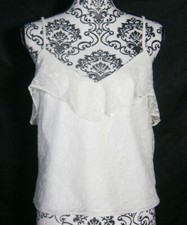 Jenny Yoo Ivory Lace Separate 10 Wedding Dress Bridal Crop Top JYT527 NWT $103