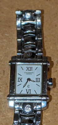 PHILIPPE CHARRIOL Ladies Stainless Steel Columbus CCSTRD White Dial Quartz Watch