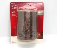 Jasco Christmas LED Night Light CoverLite With Light Sensor Plug-In Bronze