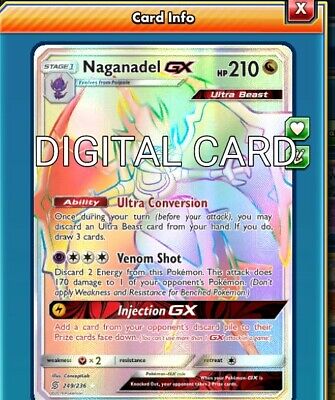 Naganadel-GX UNM 249  Pokemon TCG POK Cards