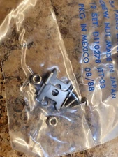 10 NOS Cannon Connector Latch / Lock Plate D110278