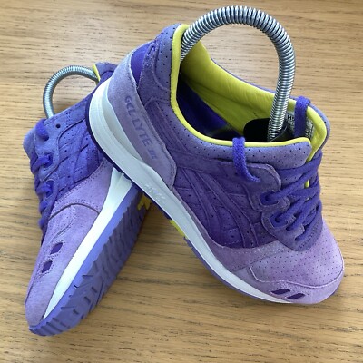 Asics Gel Lyte III IRIS 25th Anniversary lila flieder Turnschuhe UK Größe 4 (G08)