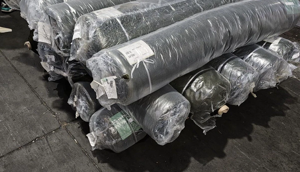 OD GREEN Fishnet Net Fabric Diamond Mesh Pattern Stretch 118" Full 50 Yard Roll - Image 4 of 4