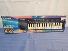 NEW- Casio electronic keyboard SA-2 With Original Box And Instructions