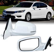 Driver Side Mirror Compatible with Honda Accord Sedan 2013-2017 Power Glass H...