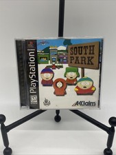 SOUTH PARK PLAYSTATION 1 PS1 BLACK LABEL COMPLETE w/ MANUAL & REG CARD!