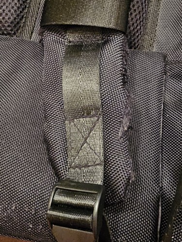 Sprayground Backpack Nylon Weave Front Black - SOME DAMAGE, SEE PHOTOS - Picture 9 of 13