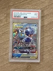 2019 Japanese Pokemon Sun and Moon Blastoise & Piplup GX REMIX BOUT #016 PSA 9