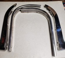 1959 1960 Chevrolet Impala Sedan A Pillar Stainless Trim 4 Piece Set