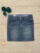 Vintage Y2K Gap Jean Skirt Women s Size 14 Medium Blue