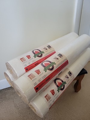 5 NEW Rolls Vintage Borden Paintable Impressions Wall Covering Floral Embossed