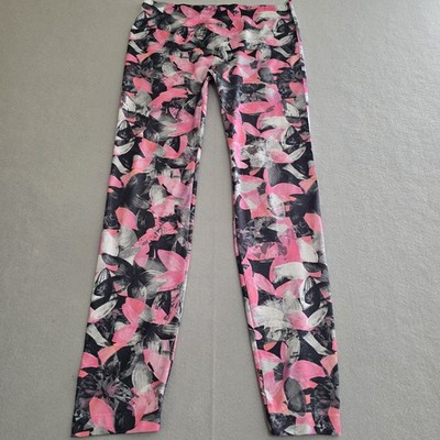 3 Pack No Boundaries Women's Ankle Leggings Size Large Multicolored Stripe Gray