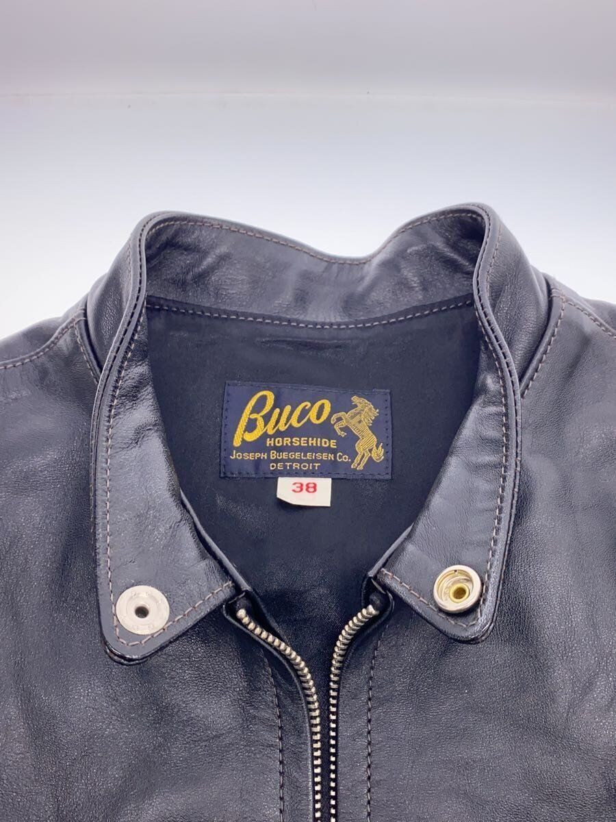 BUCO LEATHER JACKET Black PLAIN 38 HORSE BLK SOLID Used | eBay BUCO LEATHER JACKET Black PLAIN 38 HORSE BLK SOLID Used | eBay