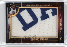 2024 Silhouette NBA Finals Jumbo Memorabilia Holo Gold 3/7 Leandro Barbosa 0dj8