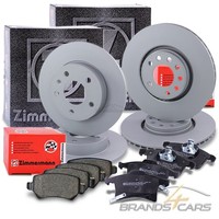 Zimmermann Bremsscheiben +BelÄGe Vorne+Hinten FÜR Opel Astra H Meriva B Zafira B