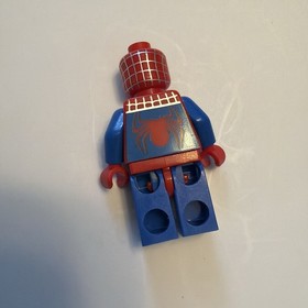 LEGO Spider-Man 1 Tobey Maguire Minifigure spd001 Silver Webbing From 4851 4852