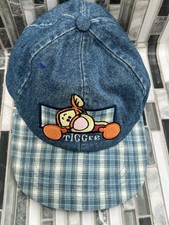 Vintage Disney WINNIE The POOH Baseball Hat One-Size Stretch Embroidered Denim