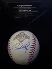 Chase Utley Philadelphia Phillies Autographed 2008 World Series Baseball MLBCert