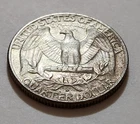 1963-D Washington TONER Quarter • 90% Silver • Circulated • X94