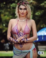 Hot Sexy Natalia Starr Signed 8x10 Photo Adult Star Authentic Autograph Beckett