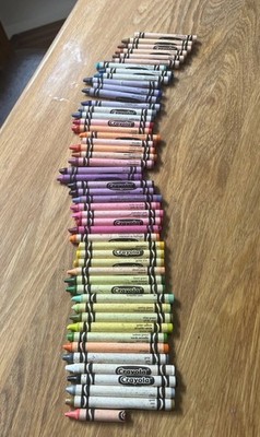50 Crayola Buntstifte Pusteblume Kadett Blau Goldrute Makkaroni Tumbleweed tickle me