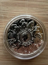 Sibermünze 2 Oz Queens Beasts Complete Coin 2021 999.9Fine Silver