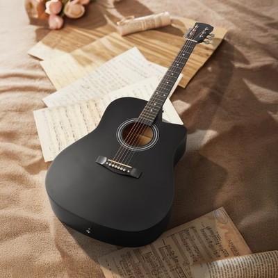 41-Inch Beginner Adult Acoustic Guitar w/Strap,Bag,Tuner,Extra Strings