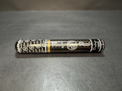 Empty Single Metal Cigar Tube/Tubo for Rocky Patel Vintage 1992 Cigar 6” Long