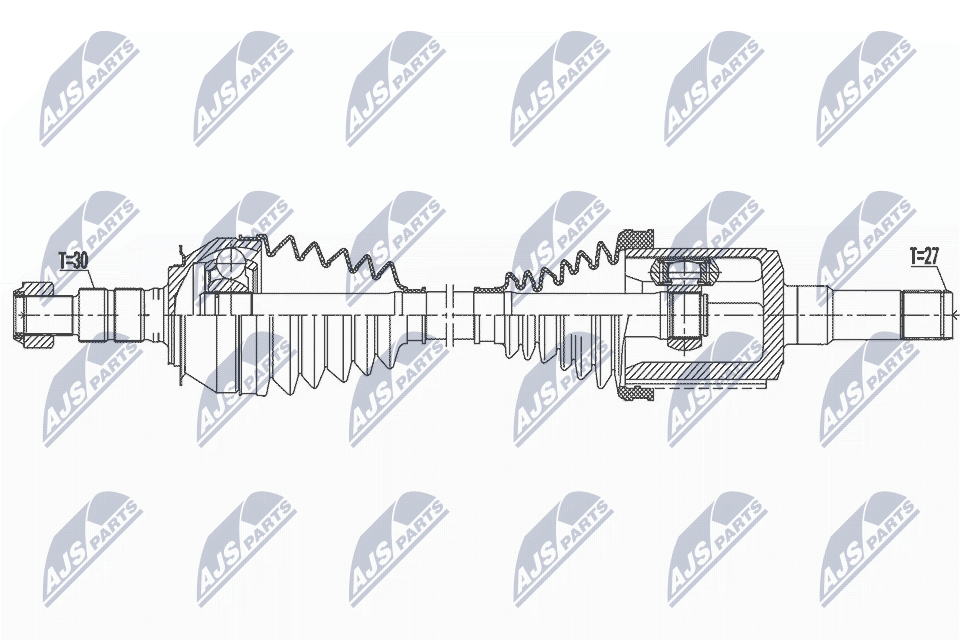 NTY NPW-DW-047 Drive Shaft for CHEVROLET - Image 5
