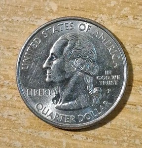 2000-P GEORGE WASHINGTON NEW HAMPSHIRE QUARTER PHILADELPHIA AMERICA MM1