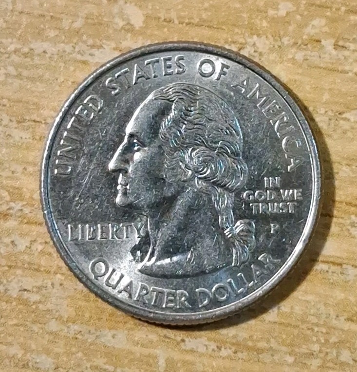 2000-P GEORGE WASHINGTON NEW HAMPSHIRE QUARTER PHILADELPHIA AMERICA MM1