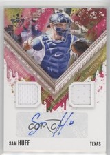 2021 Panini Diamond Kings DK Material Signatures Sam Huff #DKMS-SH Auto rs2