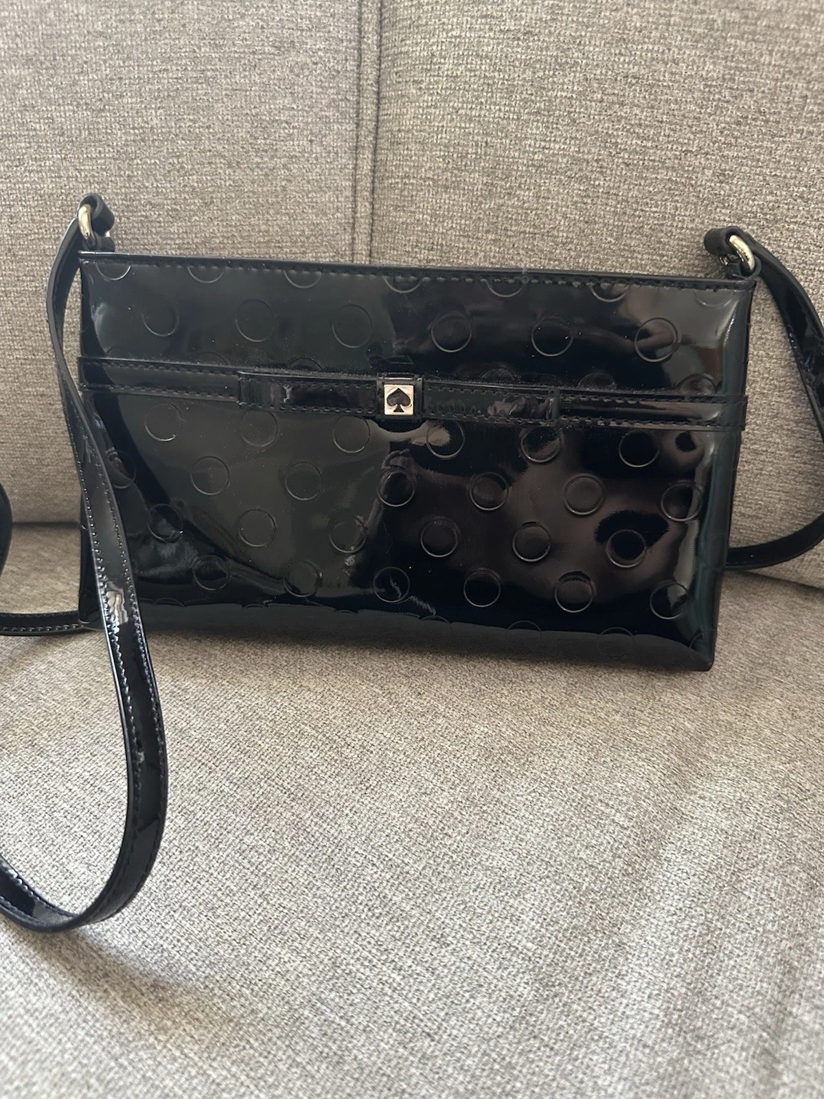 Borsa a tracolla Kate Spade nuova con etichette Camellia Street Amy nera