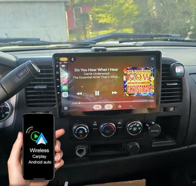 10.1'' Apple CarPlay 2+64GB For 2007-2013 Chevrolet Silverado Car Radio GPS WiFi